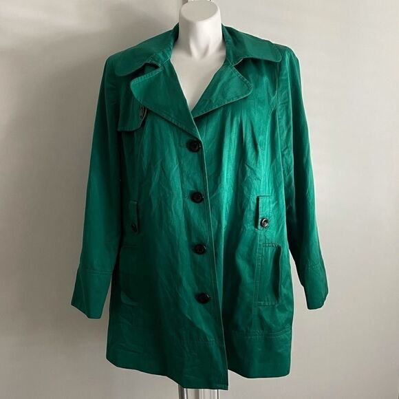 Green Coat, Size 26/28, Evans Co. UK - Picture 1 of 7